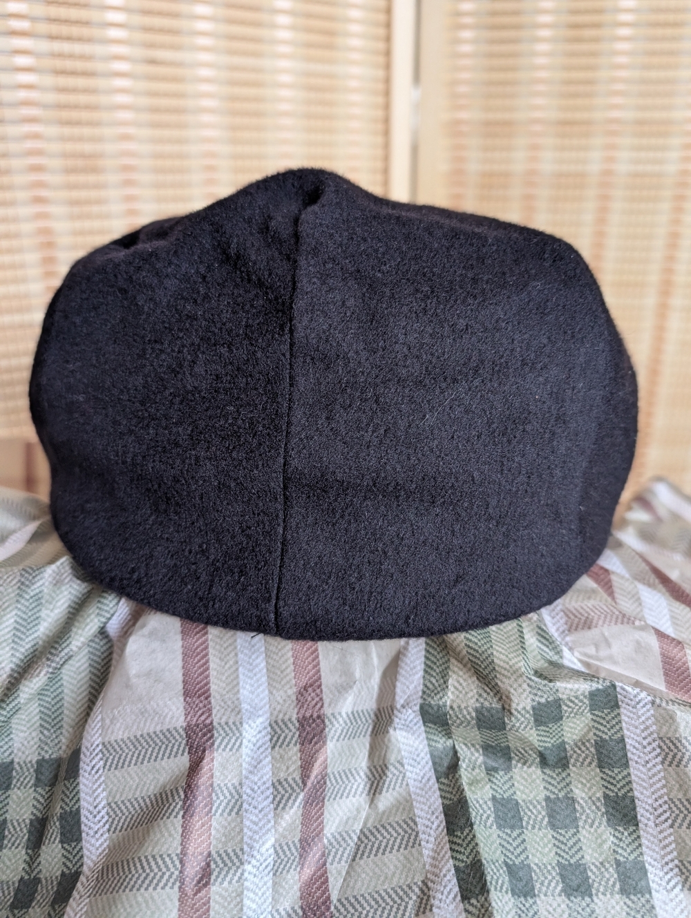 Bullock & Jones Black Cashmere Cap